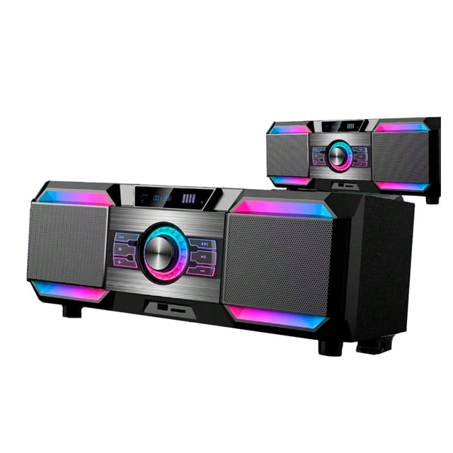 Bocina Bluetooth 5.0, Bocina Inalambrica, Bocina de Estilo Mecánico Mecha, Bocinas Bluetooth con Modo TWS
