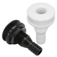 thumbnail image 5 of Boat Water Drain Scupper ABS 3/4in White Through Hull Connector Hose Coupling Drain Outlet Replacement Hardware, 5 of 9