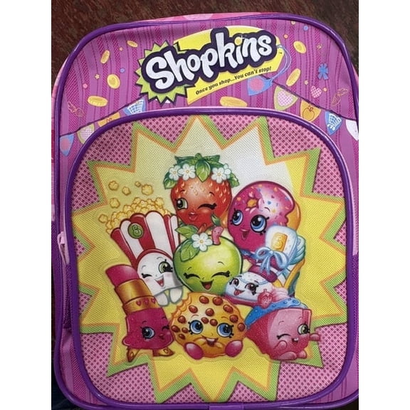 New Shopkins Canvas 10" Toddles Mini School Backpack