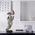 thumbnail image 3 of Silver Medium Abstract Thinker Statue Decor for Home and Office, 3 of 8