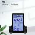 thumbnail image 2 of M5 Electric Bike LCD Display+36V 350W Sine Wave Controller E Scooter LCD Panel Screen for Mountain Electric Bike(5PIN), 2 of 7