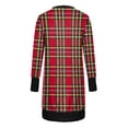 thumbnail image 3 of Qiylii Women Christmas Long-Sleeved Cardigan Cartoon Holiday Coat Clothing, 3 of 4