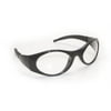 Sas Safety Stingers Eyewear with Polybag, Clear Lens/Black Frame 5180