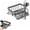 Gray, variant on OYPGUE Sink Organizer Rack, Hanging Faucet Drain Rack with Drip Tray