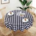 thumbnail image 2 of Buffalo Checkered Tablecloth, Stain Resistant Spillproof Washable Gingham Table Cloth, 2 of 6