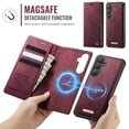thumbnail image 3 of CaseMe Wallet Case for Samsung Galaxy S26 Plus Compatible with Magsafe, 2-in-1 PU Leather【RFID Blocking】Flip Card Holder Stand Shockproof Magnetic Detachable Cover for Samsung Galaxy S26 Plus 6.7", 3 of 10