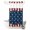 Independence DayXM9185, variant on No Hook Shower Curtain with Built-in Rings - Classic Modern Washable Waterproof Fabric Bathroom Curtains for Hotel,Rentals, Stall 54 X 78 Inch , Puzzles Pieces Texture Red Yellow Blue Green