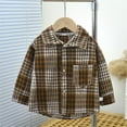 thumbnail image 3 of Jackets for Boys 8-10 Mid Waisted Stylish Jackets for Kids To Embrace Casual Chic Padded Jackets for Added Warmth In Casual Settings Stretchy Soft Skin-Friendly Jackets Brown, 110, 3 of 3