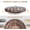 Brown & White, variant on 16-Inch Black and White Checkerboard Lazy Susan Tray | Smooth Rotating Oak with Walnut Finish for Dining Table and Kitchen Storage