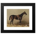 thumbnail image 2 of Emil Volkers 18x15 Black Modern Framed Museum Art Print Titled - Saddled Sports Horse (1895), 2 of 5