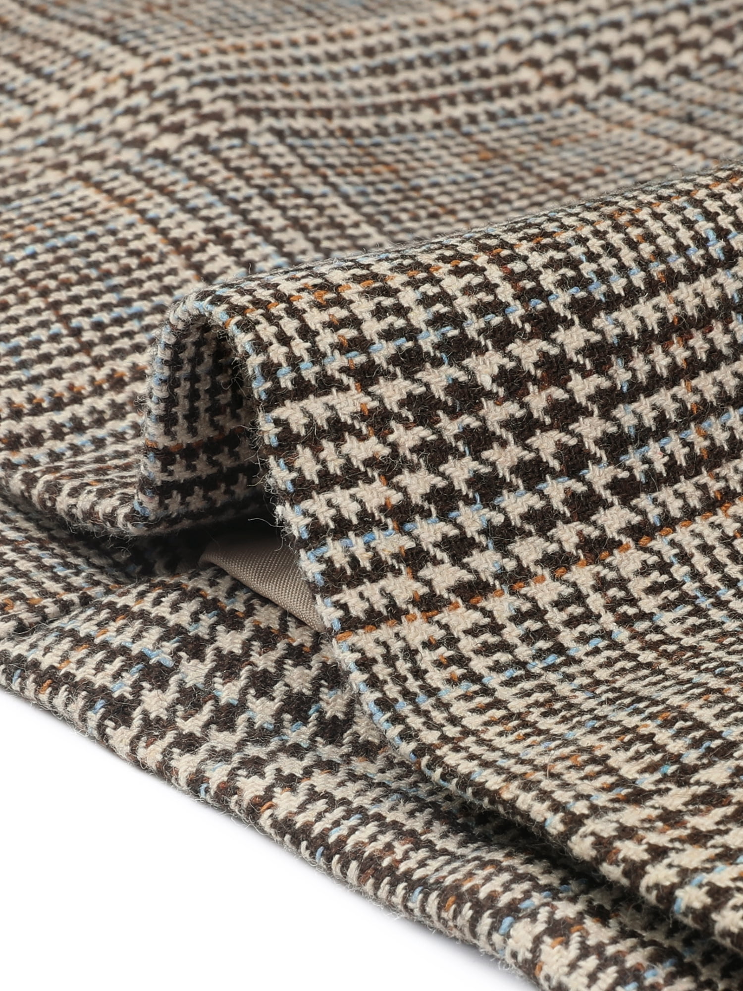 DARING DIVA Women's Plus Plaid Notched Lapel Business Blazer Jackets 3X Brown
