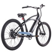 GOTRAX Aeroluxe 27.5 Electric Bike for Adults, 350W Motor, 20mph, Step-Thru/Step-Over Design, 5 PAS, Black