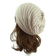 thumbnail image 4 of Womens Knitted Slouchy Winter Warm Casual Wool Beret Baggy Beanie Hats Caps, 4 of 4