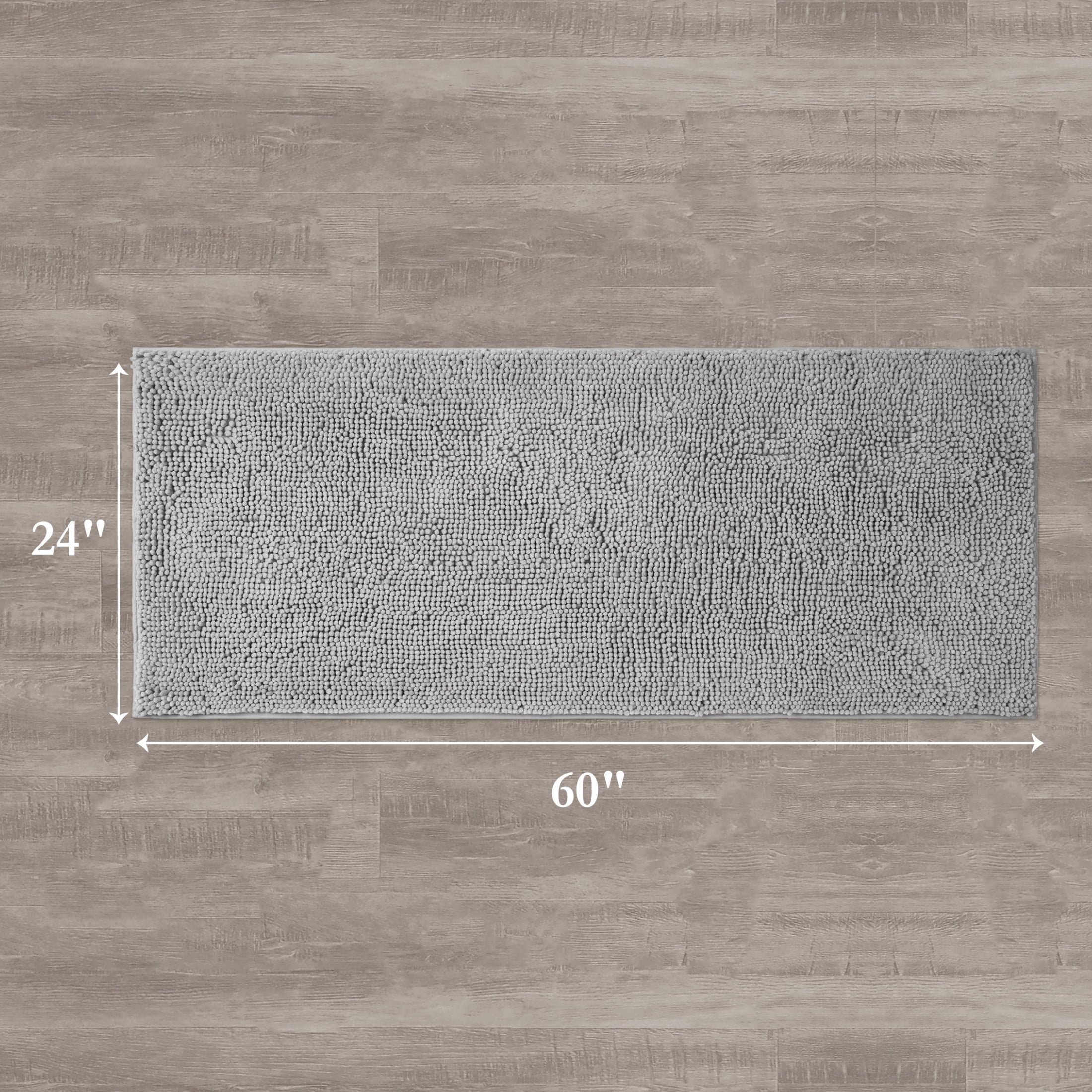 Resort Collection Chenille Plush Loop Bath Mats