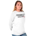 thumbnail image 4 of Psychoville Population Nine Funny Plus Size Long Sleeve Graphic Tee Shirt Brisco Brands 2X, 4 of 5