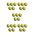 thumbnail image 3 of Transemion 5x Artificial Float Lotus Flowers Low Maintenance And Easy Cleaning Wide Application Realistic Float Foam Lotuses yellow 5Set, 3 of 6