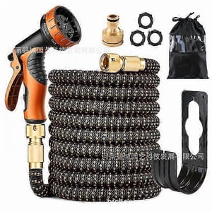 (100FT)Pocket Hose Copper Bullet Expandable Garden Hose Pattern Thumb Spray 25 FT Patented Lead-Free Ultra-Lightweight Solid Copper