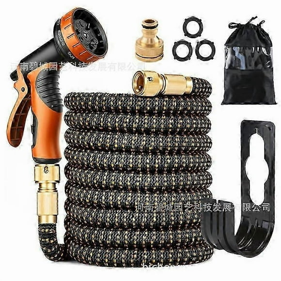 (75FT)Pocket Hose Copper Bullet Expandable Garden Hose Pattern Thumb Spray 25 FT Patented Lead-Free Ultra-Lightweight Solid Copper