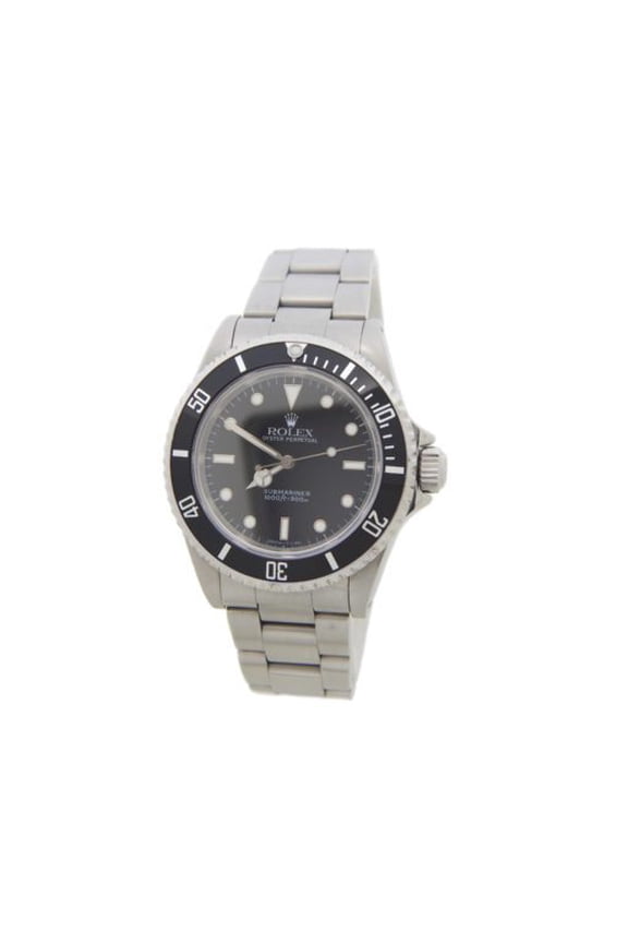 Pre-Owned Mens Rolex Stainless Steel Submariner Black 14060