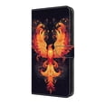thumbnail image 2 of Leather For Apple iPhone 14 / iPhone 13 6.1-inch Wallet Case Crystal Material Painted starry sky&geometric patterns&Flowers, Wallet For Women Men Card Holder Magnetic Clasp Kickstand Folio Cover, 2 of 8