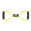 Latex Figure 8 Toning Tubes with DVD, Yellow/Light