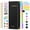 Black, variant on ROBCURSE A5 Spiral Notebook Journal, 5 Subject Notebook College Ruled, with Removable Dividers Tabs, 300 Pages 100GSM Thick Paper, Hardcover Notebook for Office Home, 6.1" x 8.4"