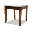 thumbnail image 4 of Baxton Studio Brigitte Modern and Contemporary Grey Fabric Upholstered and Walnut Brown Finished Wood 4-Piece Dining, 4 of 7