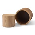 thumbnail image 4 of Nesting Coffee Table Set of 2, Modern Round Coffee Table with Non-Slip Feet, Wooden Circle Accent Tables for Small Spaces Living Room Bedroom Balcony Office Accent End Side Table, 4 of 7