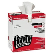 Georgia Pacific Professional Brawny Ind. Airlaid Med-Duty Wipers, Cloth, 9 1 5 x 12 2 5, WE, 128 BX, 10 BX CT by Georgia Pacific