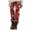 X-Red, variant on mgoYE Women Halloween Leggings Printed Casual Holiday Tights Elastic Waist Workout Jogger Yoga Pant Women Leggins Size L