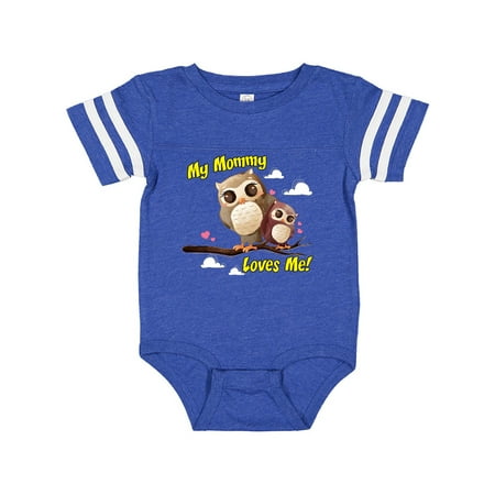 

Inktastic My Mommy Loves Me Owl Gift Baby Boy or Baby Girl Bodysuit