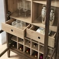 thumbnail image 2 of Nolan Arched Bar Cabinet in Dark Walnut, 2 of 10