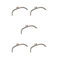 thumbnail image 1 of Maytalsory Metal Arch Frame Kiss Clasp Purse Bag DIY Bead Head Lock Grey 24.5cm 5Set, 1 of 6