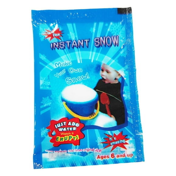 enqiretly Instant Snow Powder Artificial Inflatable Snowflake Absorbant Magic Prop Chirstmas Decor Kid Toy