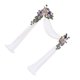 thumbnail image 1 of Yuarrent Lugar de la boda Flores de seda y cortinas de de gasa equipadas con correas ajustables con cremallera y capas ricas Kits de decoración para fiestas A8, 1 of 6