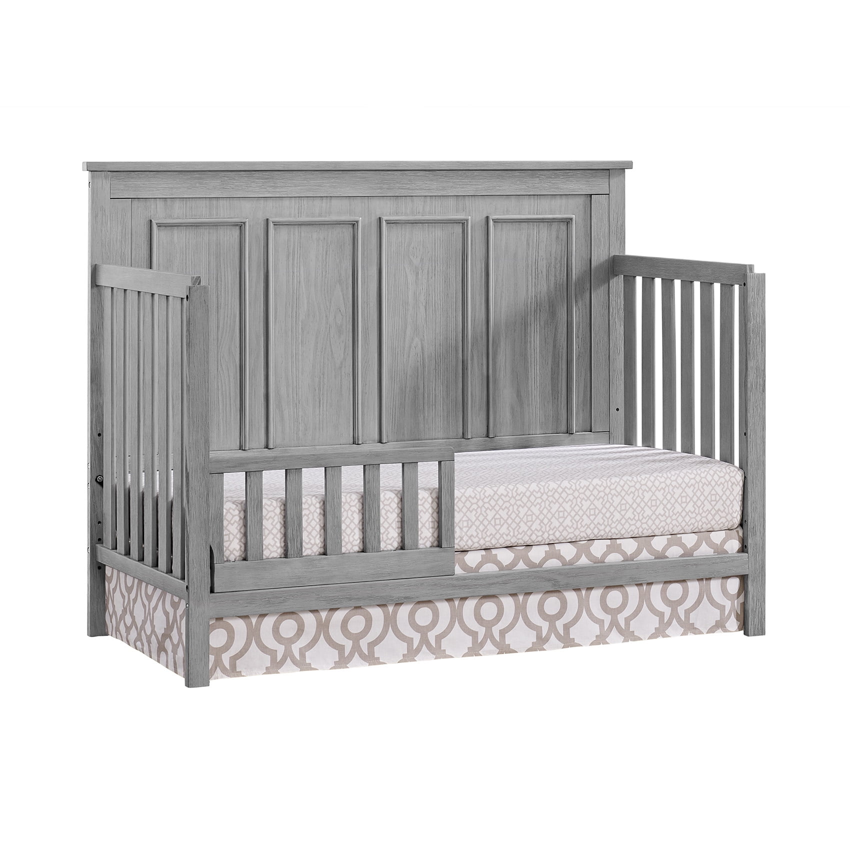Oxford Baby Farmington Toddler Bed Guard Rail, Rustic Gray