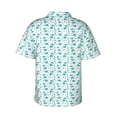 thumbnail image 3 of Balery Utensiles Print Men's Hawaiian Shirts Short Sleeve Beach Shirt Relaxed Fit Vacation Button Down Shirts-XX-Large, 3 of 9