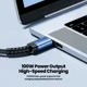 thumbnail image 4 of Cable de carga rápida Toocki PD de 100 W, cable USB C a USB C para iPhone 15, Samsung, Huawei, Honor, Xiaomi, cable doble tipo C, 4 of 5