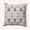 Ligonberry Red, variant on Simply Daisy 14" x 20" French, Country Blue Polyester Decorative Lumbar Pillow