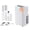 12000BTU with Heating, variant on Dateyes 10000 BTU 4-in-1 Smart Portable Air Conditioner, Standing Cooling Unit with APP & Remote Control, Cooling, Dehumidifier & Fan Functions, 55dB Quiet Operation for Bedroom & Indoor Spaces