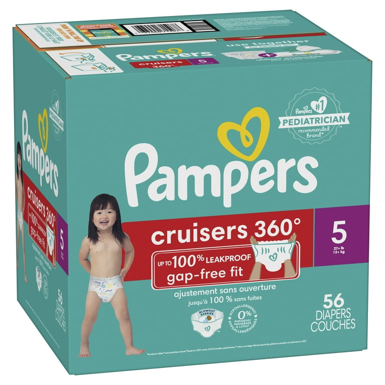  Pampers Cruisers 360˚ Fit Pañales Talla 5,23 unidades