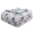 thumbnail image 6 of Mainstays Twin Super Soft Plush Bed Blanket in White Snowflake, 6 of 6
