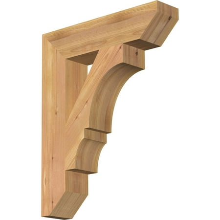 

Ekena Millwork 3 1/2 W x 16 D x 20 H Balboa Slat Smooth Bracket Western Red Cedar