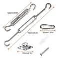 thumbnail image 2 of Kit de Fixation pour Voile d'Ombrage, Kit de Fixation de Voile d'Ombrage en Acier Inoxydable pour Triangle et Carré, Rectangle, Accessoires de Fixation de Voile d'Ombrage M5 -versail, 2 of 5