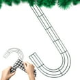 Wreath Frame Candy Cane Wreath Form Christmas Decoration Wreath