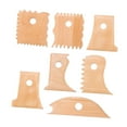 thumbnail image 3 of AMLESO 7 Pieces Pottery Tool Cutting Clay Sculpting Tool for Art Craft Home Shaping 9cmx8cm, 3 of 8