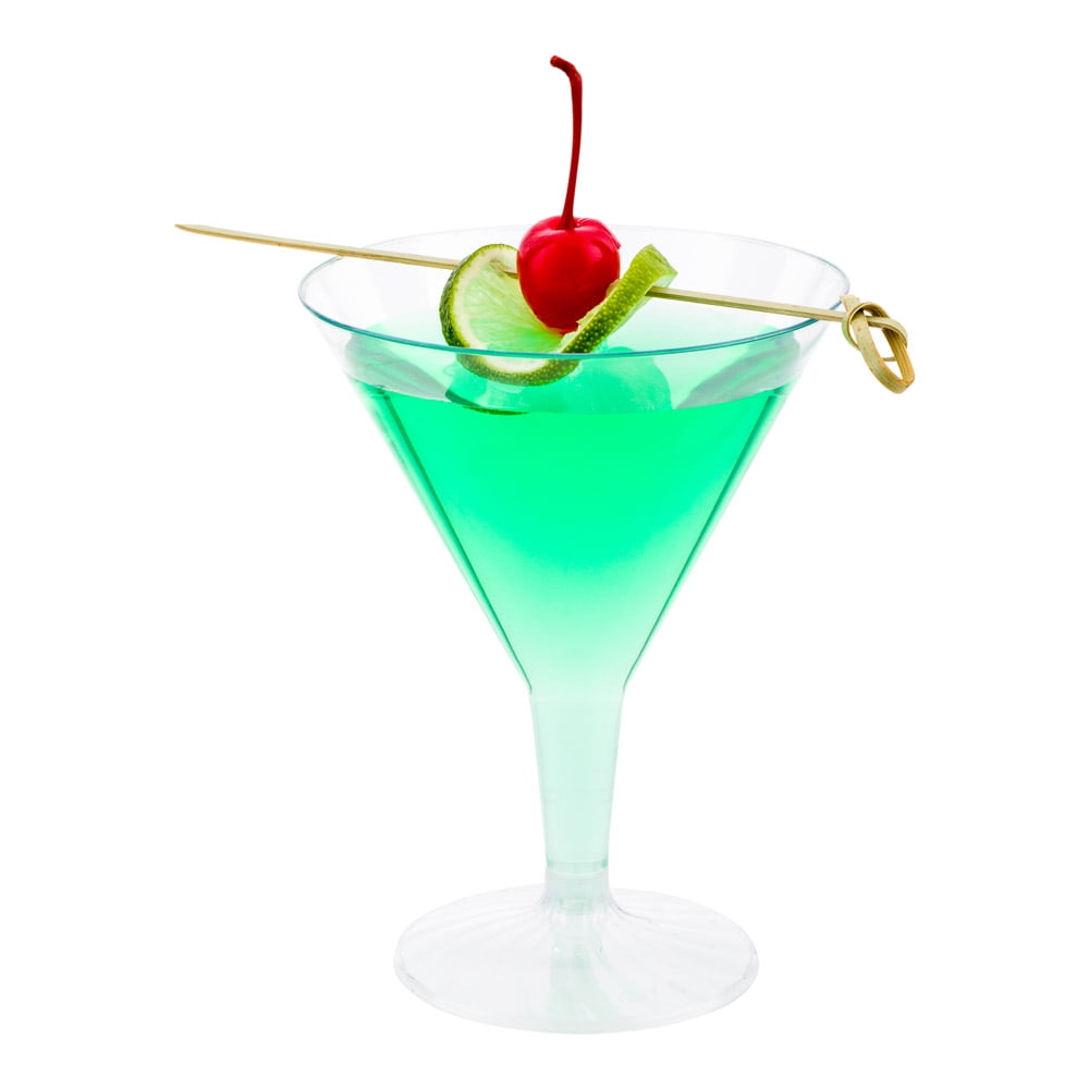 Plastic Martini Glass, Disposable Martini Glasses Crystal Clear