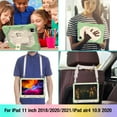 thumbnail image 6 of iPad Air 4th Generation Case for Kids,iPad Pro 11 Inch Case,Colorful Cute Heavy Duty Shockproof Kids Case Rugged Silicone Cover with Pencil Holder Hand Strap Stand Shoulder Strap,Green, 6 of 6