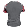 thumbnail image 6 of TrendOFT Summer Shirts For Men Camo Pattern Crew Neck Short Sleeve Tee Loose Fit Breathable Outdoor Casual Daily Wear Mens Tops Red M, 6 of 6