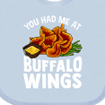thumbnail image 4 of Inktastic Buffalo Wings Game Day Snack Boys or Girls Baby Bib, 4 of 4